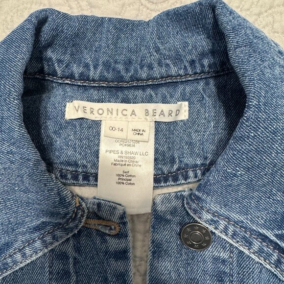Veronica Beard Jean Dickey, Blue Denim, One Size - Picture 5 of 5
